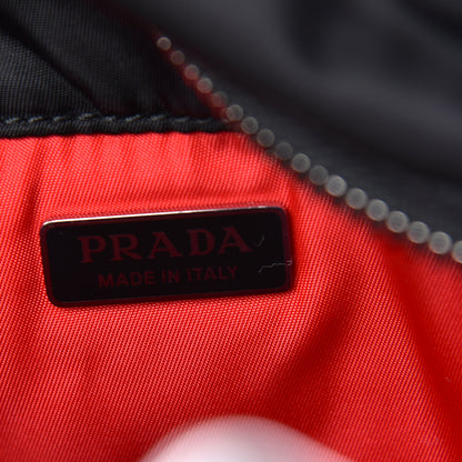 Prada Tessuto Nylon Pocket Small Cargo Tote Black Fuoco 8 of 9