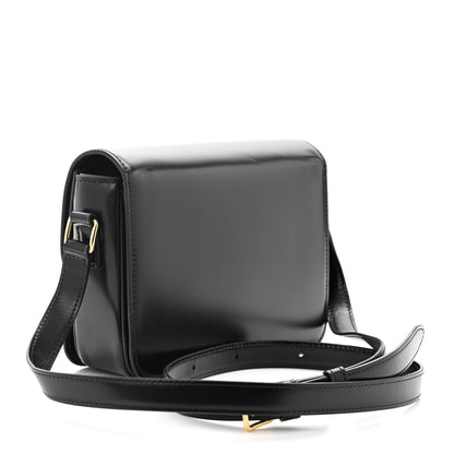 Celine Shiny Calfskin Teen Triomphe Black 3 of 9