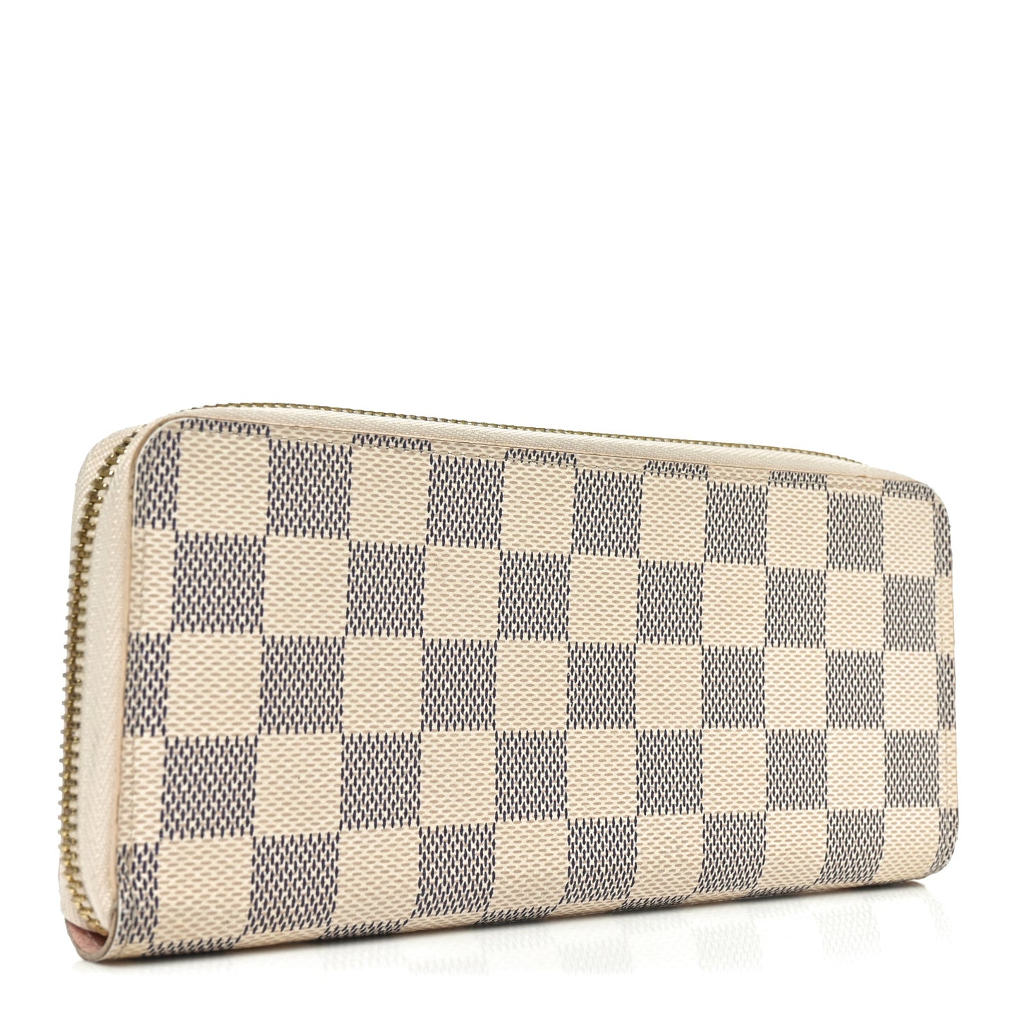 Damier Azur Clemence Wallet Rose Ballerine