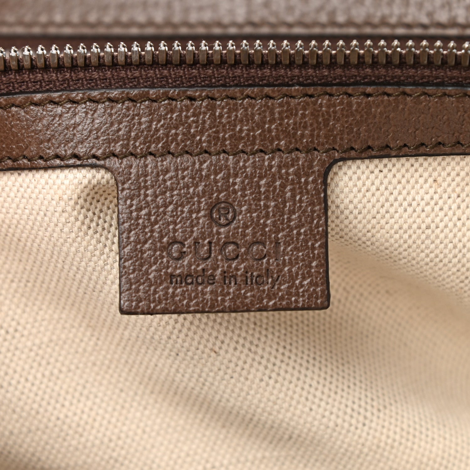 Gucci GG Supreme Monogram Textured Dollar Calfskin Web Medium Ophidia Carry-On Duffle Bag Beige Ebony New Acero 6 of 11