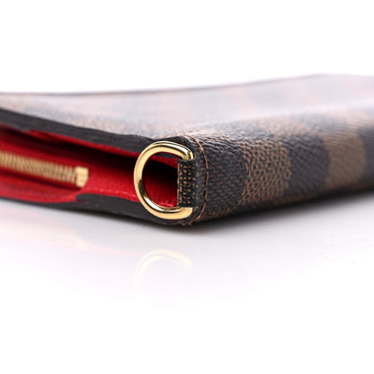 Louis Vuitton Damier Ebene Insolite Wallet Rouge 7 of 15