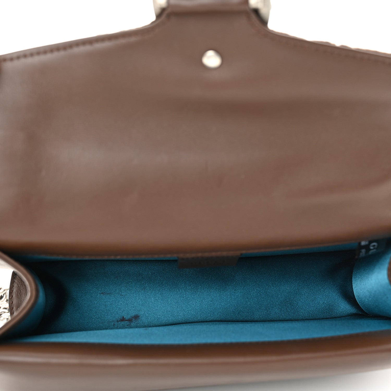 Gucci Velvet Moon Calfskin Crystal GG Monogram Small Dionysus Shoulder Bag Brown Vintage Cocoa Black Diamond 5 of 10