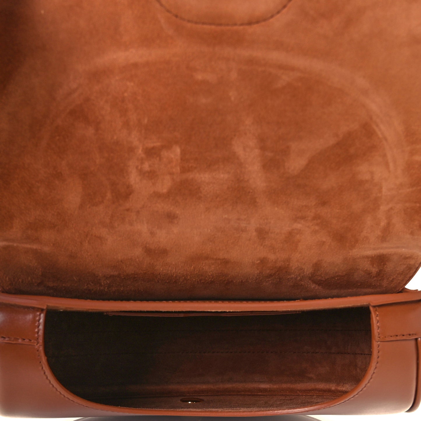 Box Calfskin Medium Bobby Flap Dark Tan