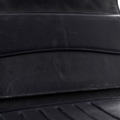 Chanel Lambskin Quilted Large Flap Wallet Navy 9 of 11