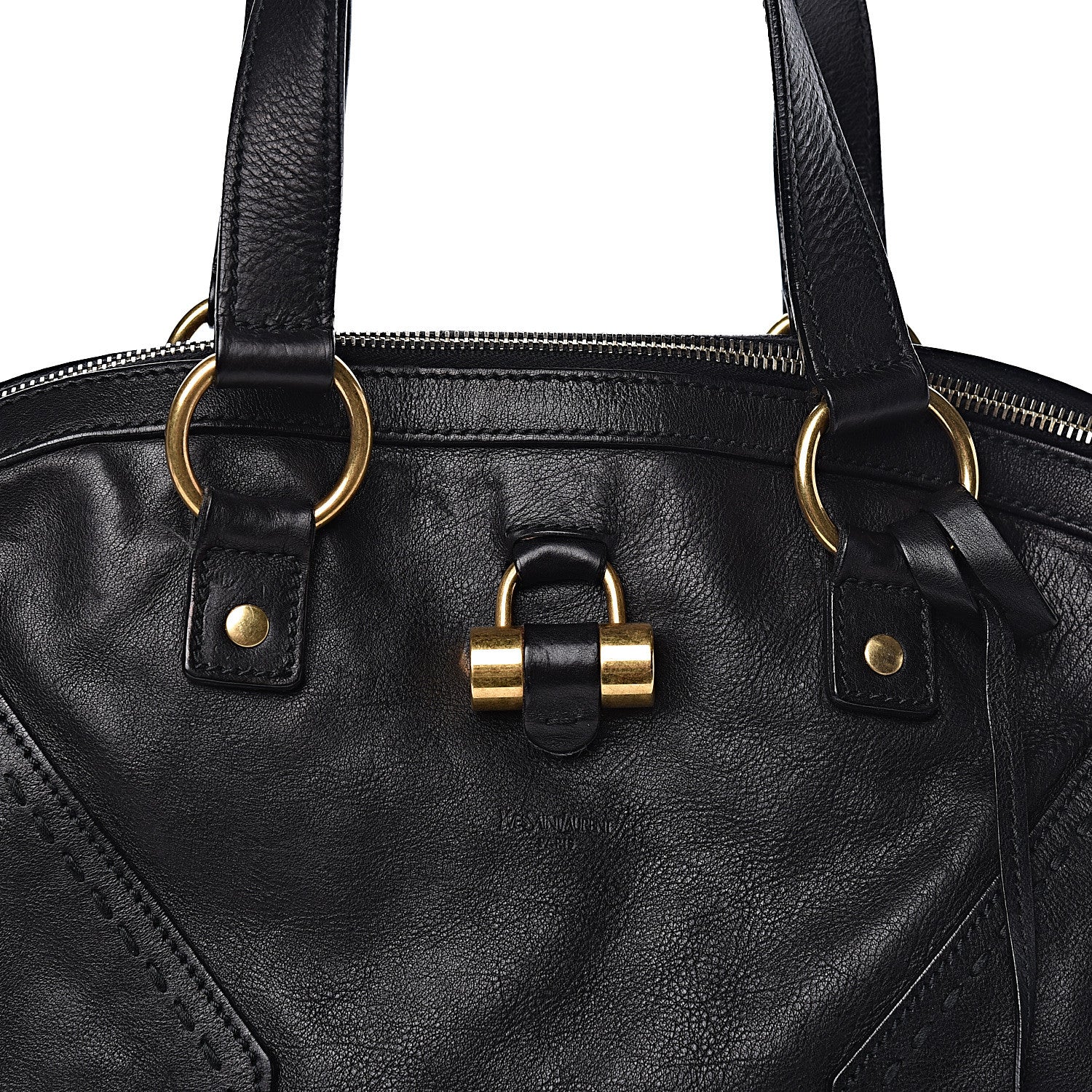 Saint Laurent Calfskin Oversized Muse Black 10 of 10