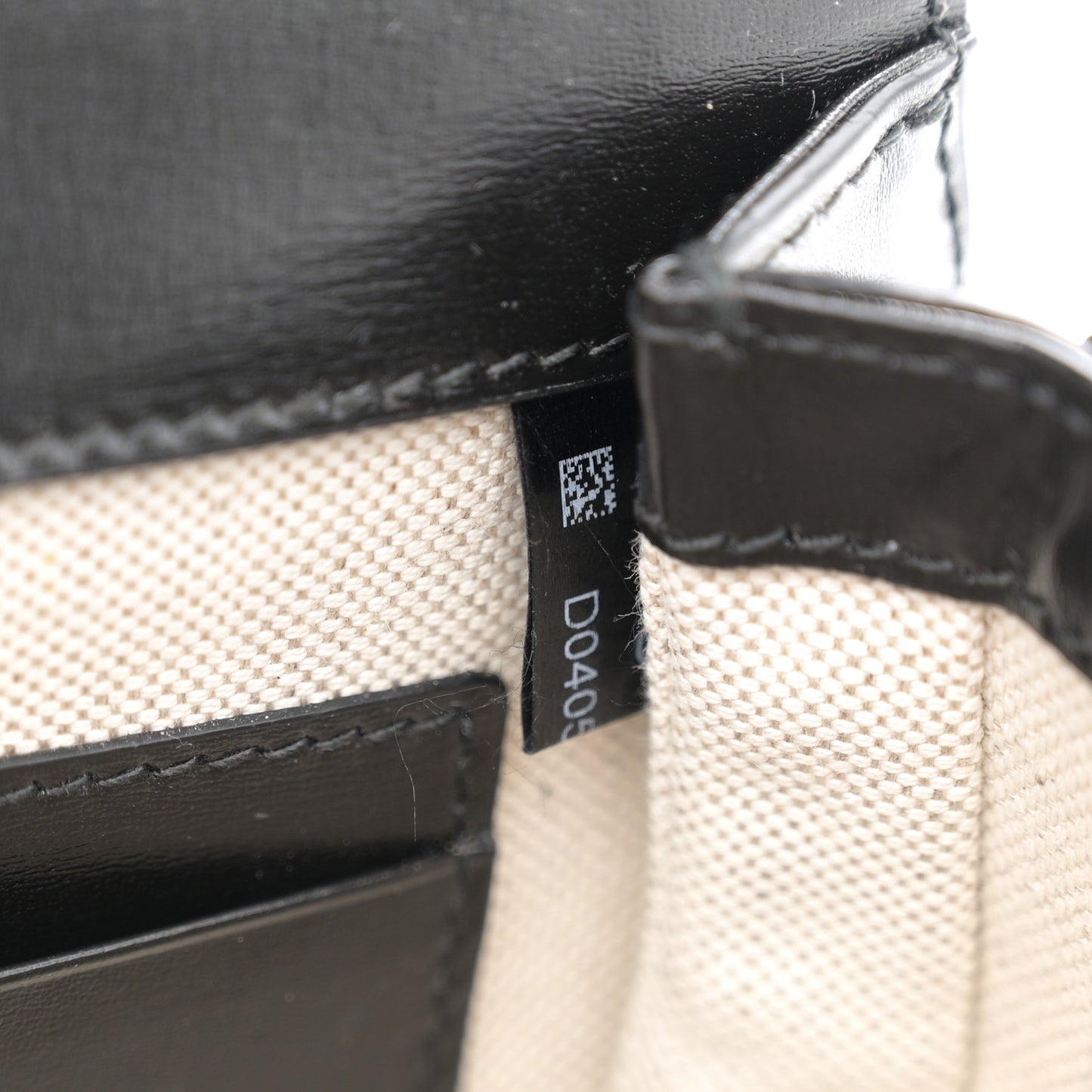 Boarded Dyana Lux Calfskin Web MIni Bamboo 1947 Top Handle Bag Black