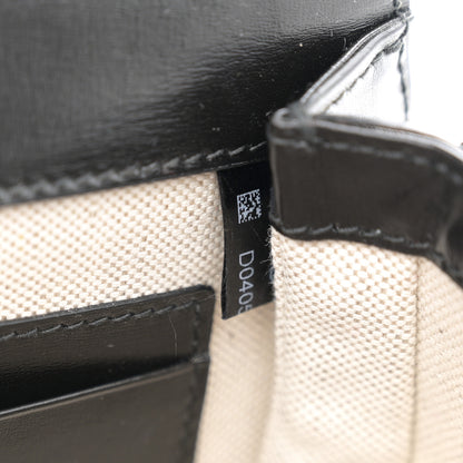 Gucci Boarded Dyana Lux Calfskin Web MIni Bamboo 1947 Top Handle Bag Black 8 of 12