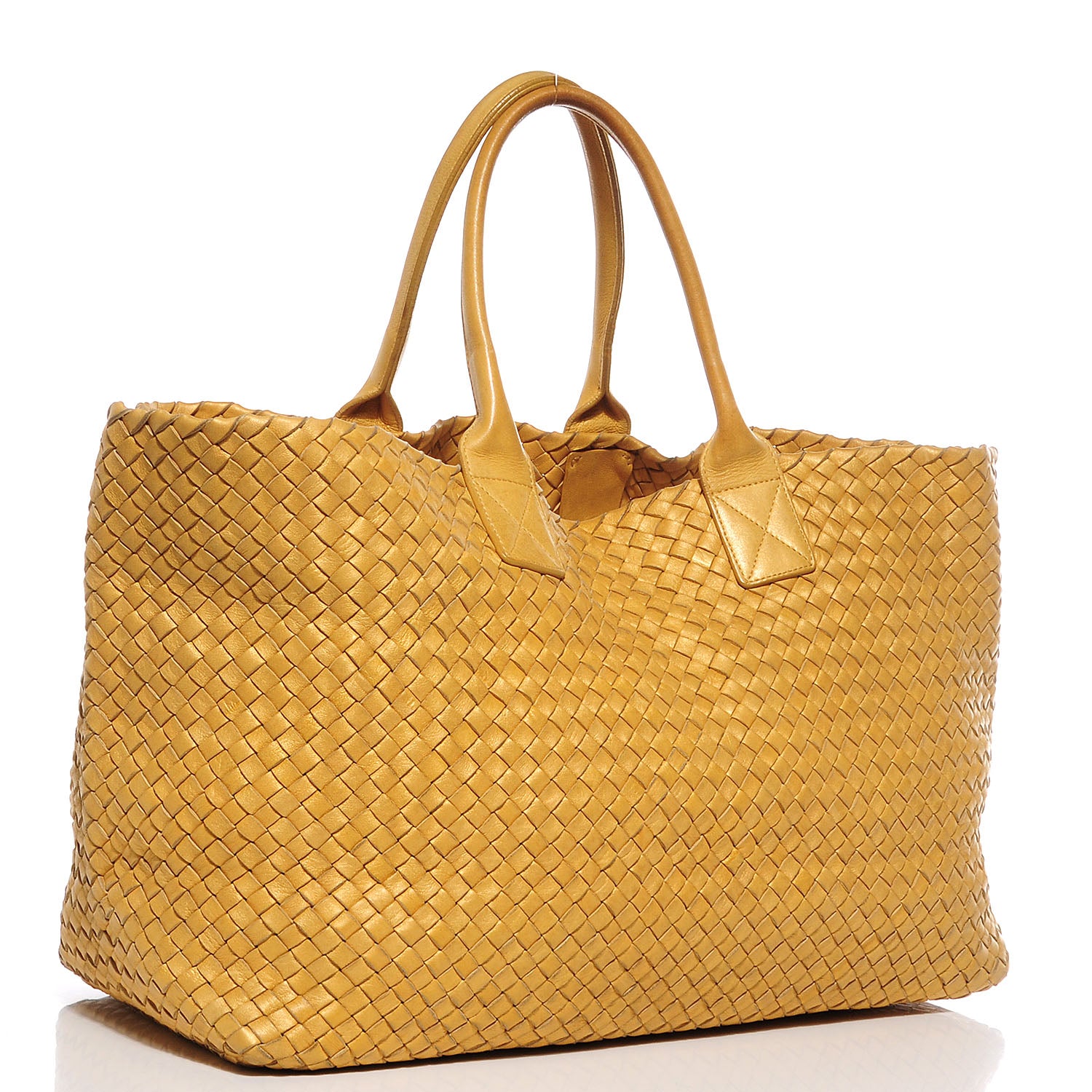 Bottega Veneta Nappa Intrecciato Large Cabat Gold 3 of 6