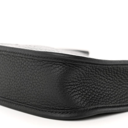 Hermes Taurillon Clemence Evelyne TPM Black 10 of 11