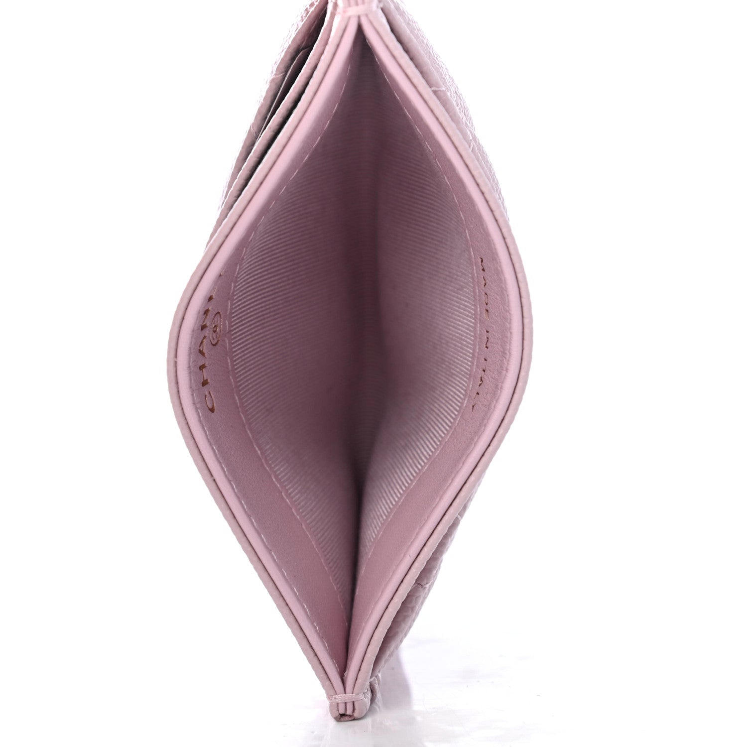 Chanel Caviar Quilted Card Holder Light Pink 4 of 4