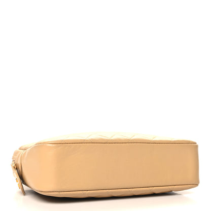 Chanel Lambskin Quilted Camera Case Beige 5 of 13