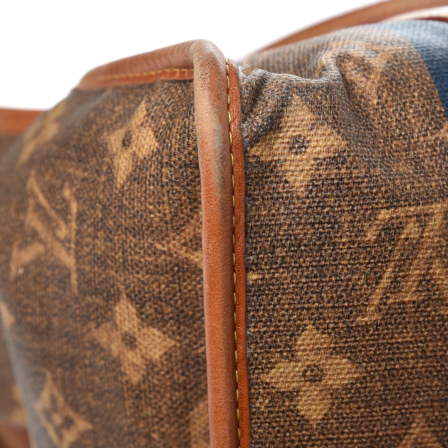 Louis Vuitton Monogram Rayures Tisse Sac GM Blue 15 of 18