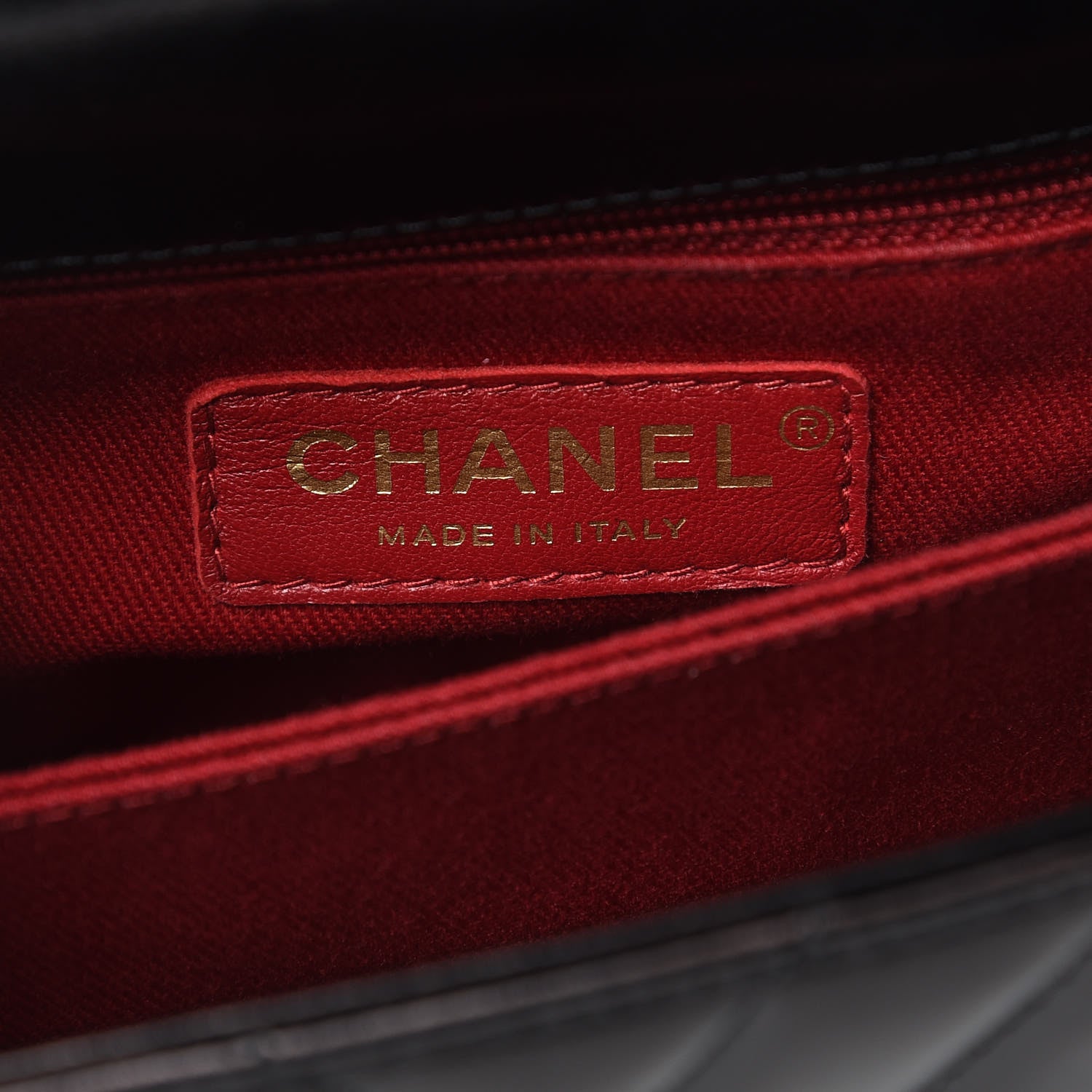 Chanel Calfskin Chevron Quilted Mini Coco Handle Flap Black 6 of 14