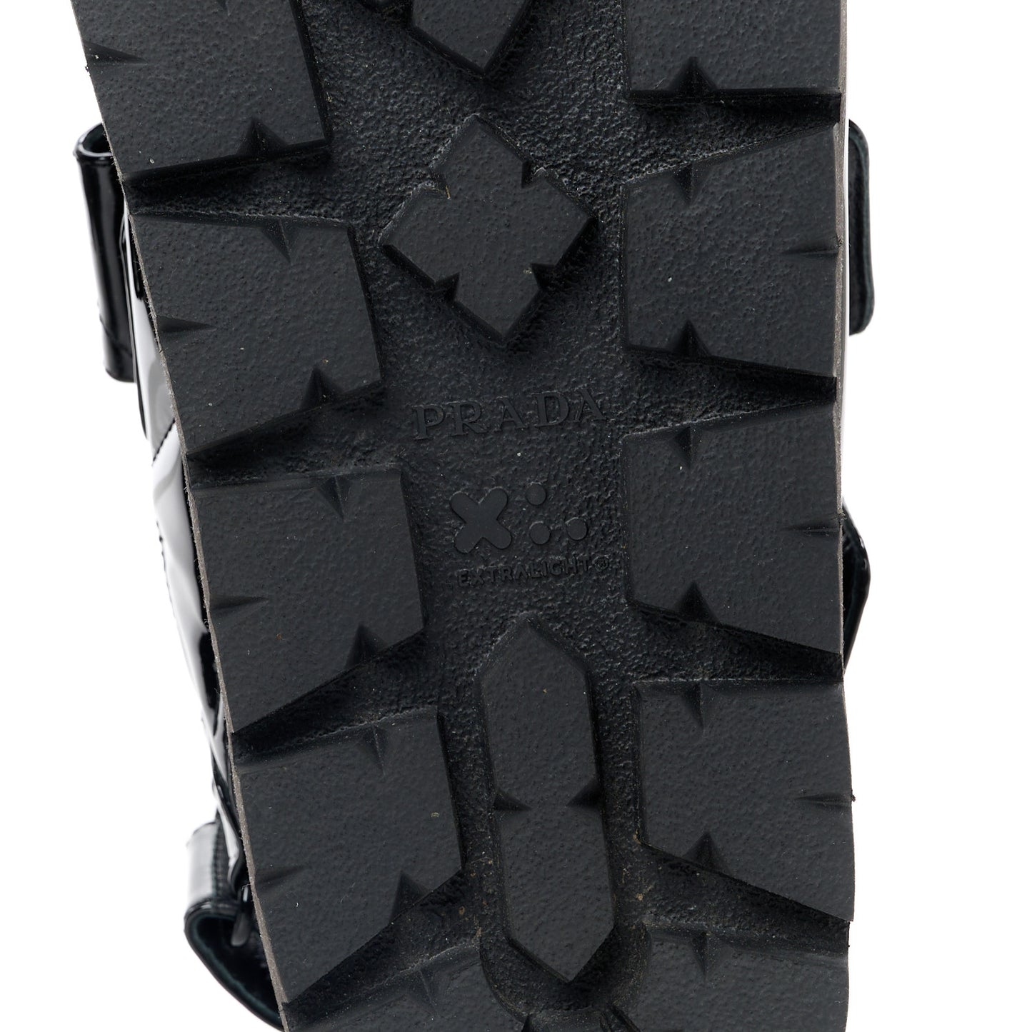 Patent Quilted Padded Slingback Sandals 40 Black