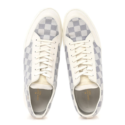 Louis Vuitton Damier Azur Mens Sneakers 11 White 2 of 9