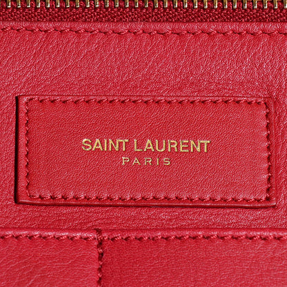 Saint Laurent Sheepskin Large Classic Y Cabas Red 8 of 9