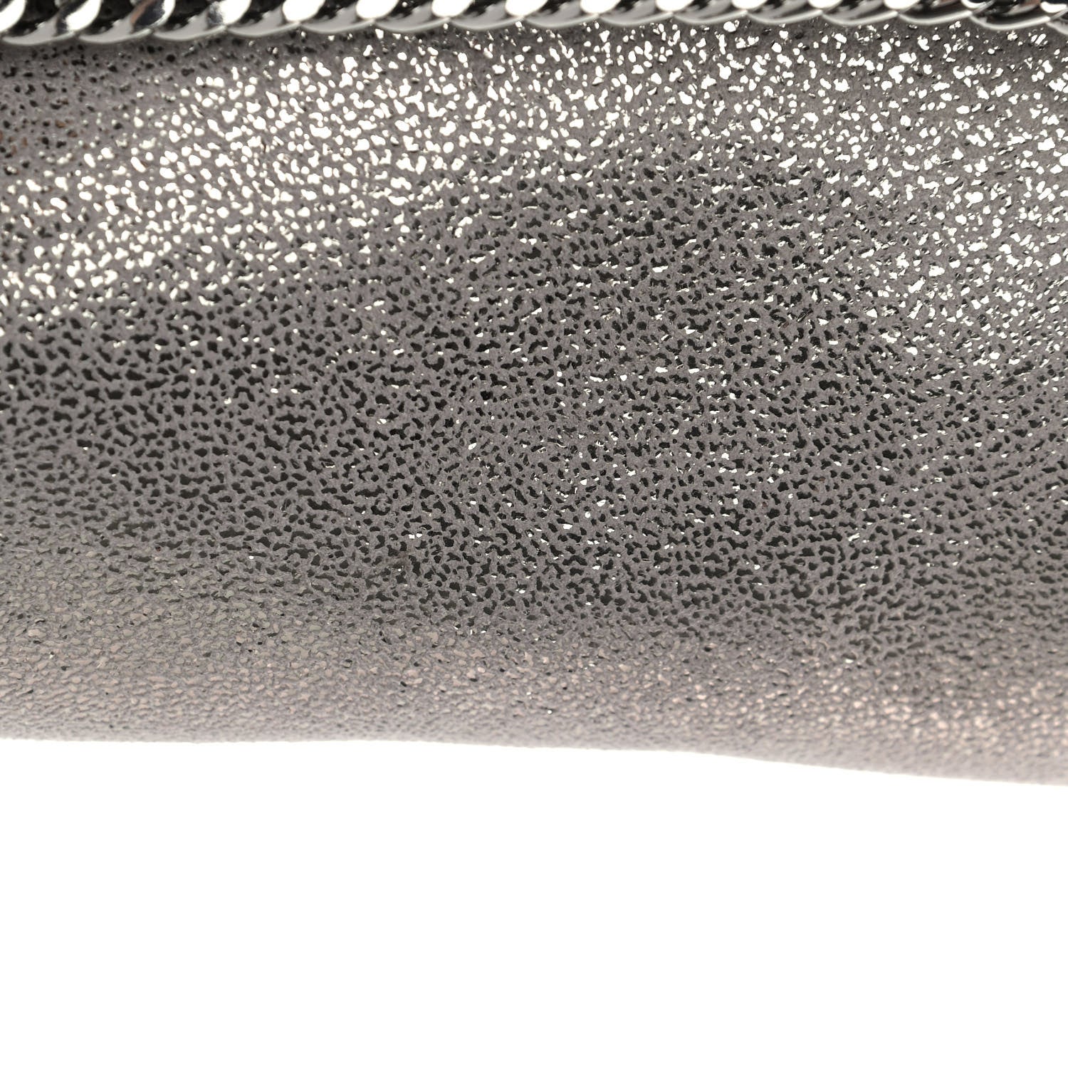 Stella McCartney Metallic Shaggy Deer Falabella Messenger Grey Taupe 10 of 10