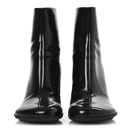 Bottega Veneta Patent Lambskin Atomic Boots 37 Black 3 of 11