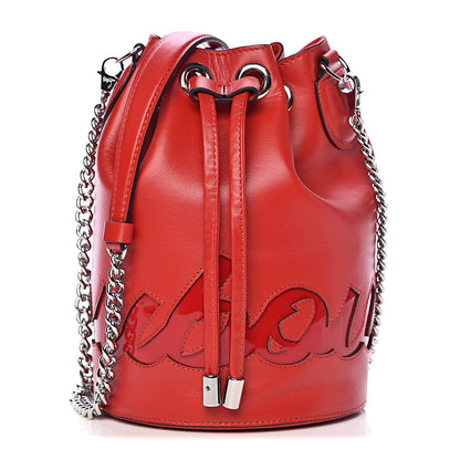 Christian Louboutin Calfskin Marie Jane Bucket Red 1 of 9