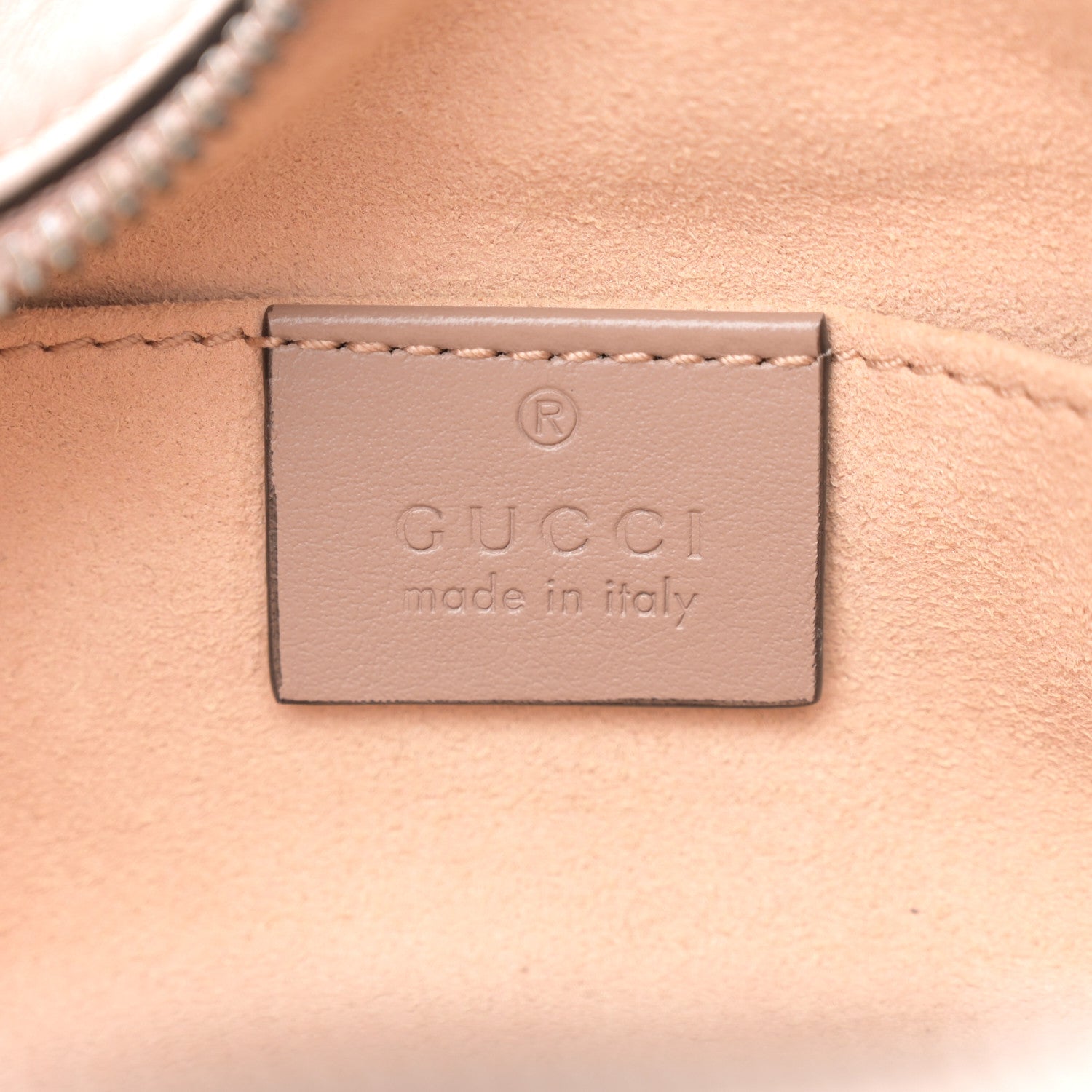 Gucci Calfskin Matelasse Small GG Marmont Chain Shoulder Bag Porcelain Rose 6 of 10
