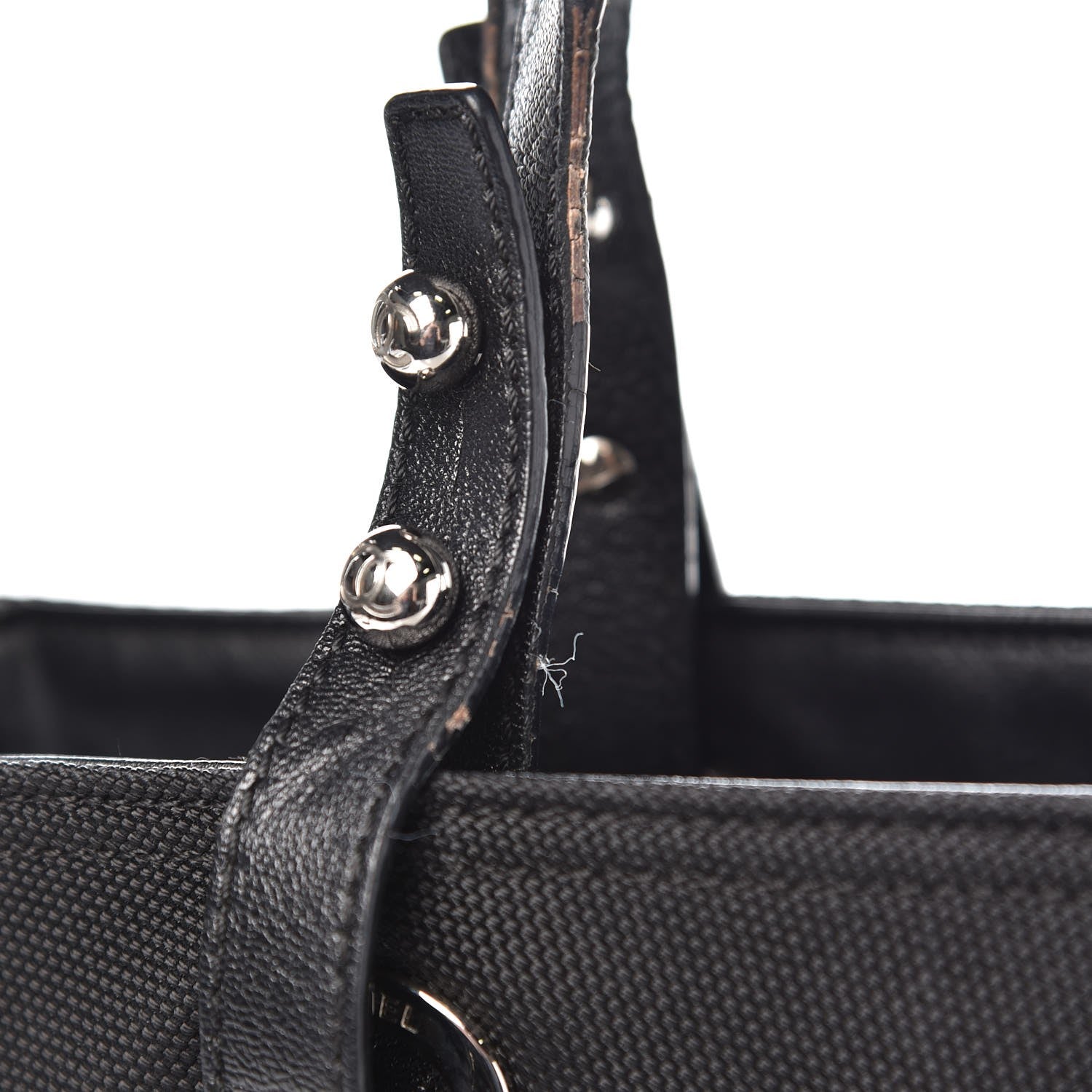 Chanel Coated Canvas Large Paris Biarritz Tote Black 15 of 19