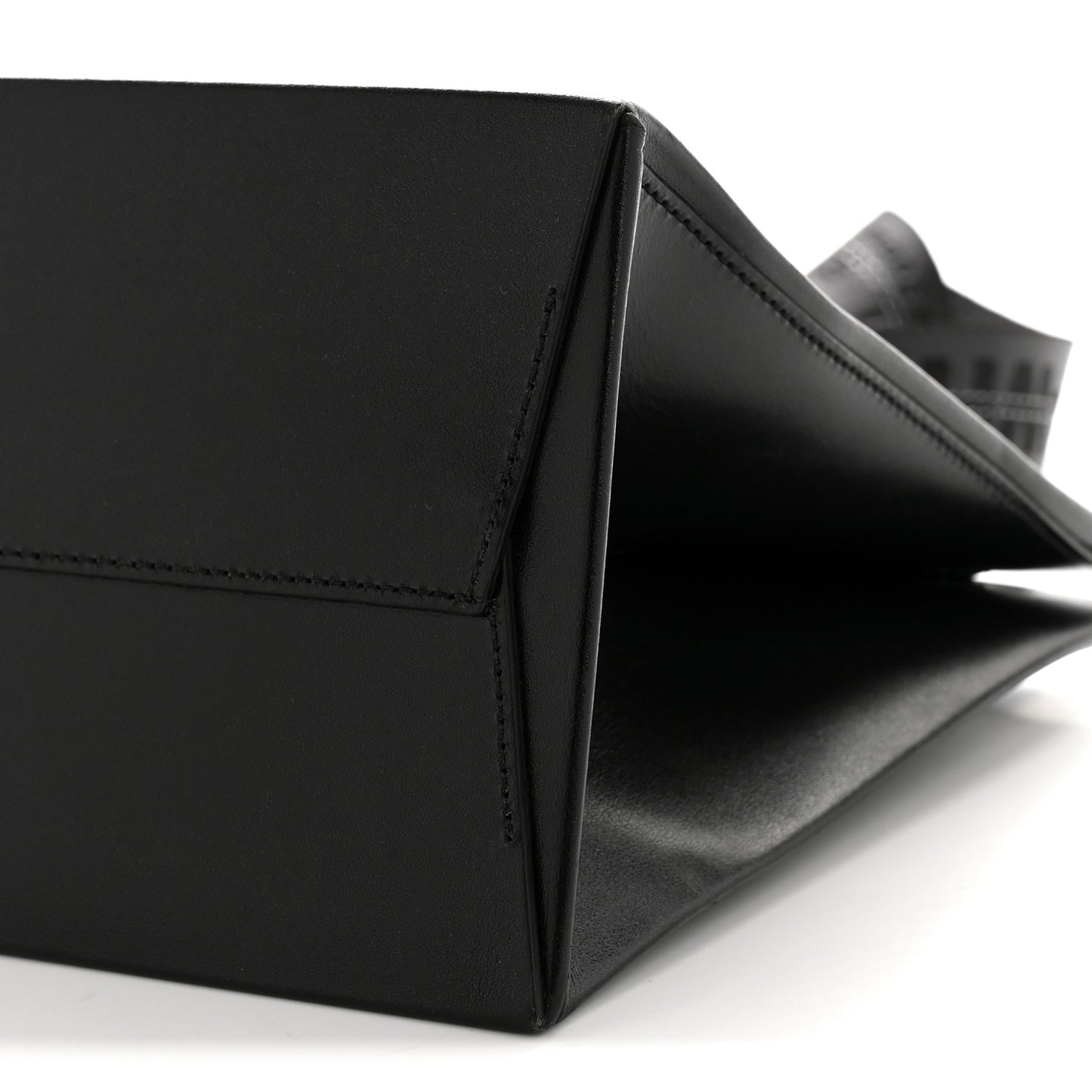 Calfskin Medium Box Bag Black