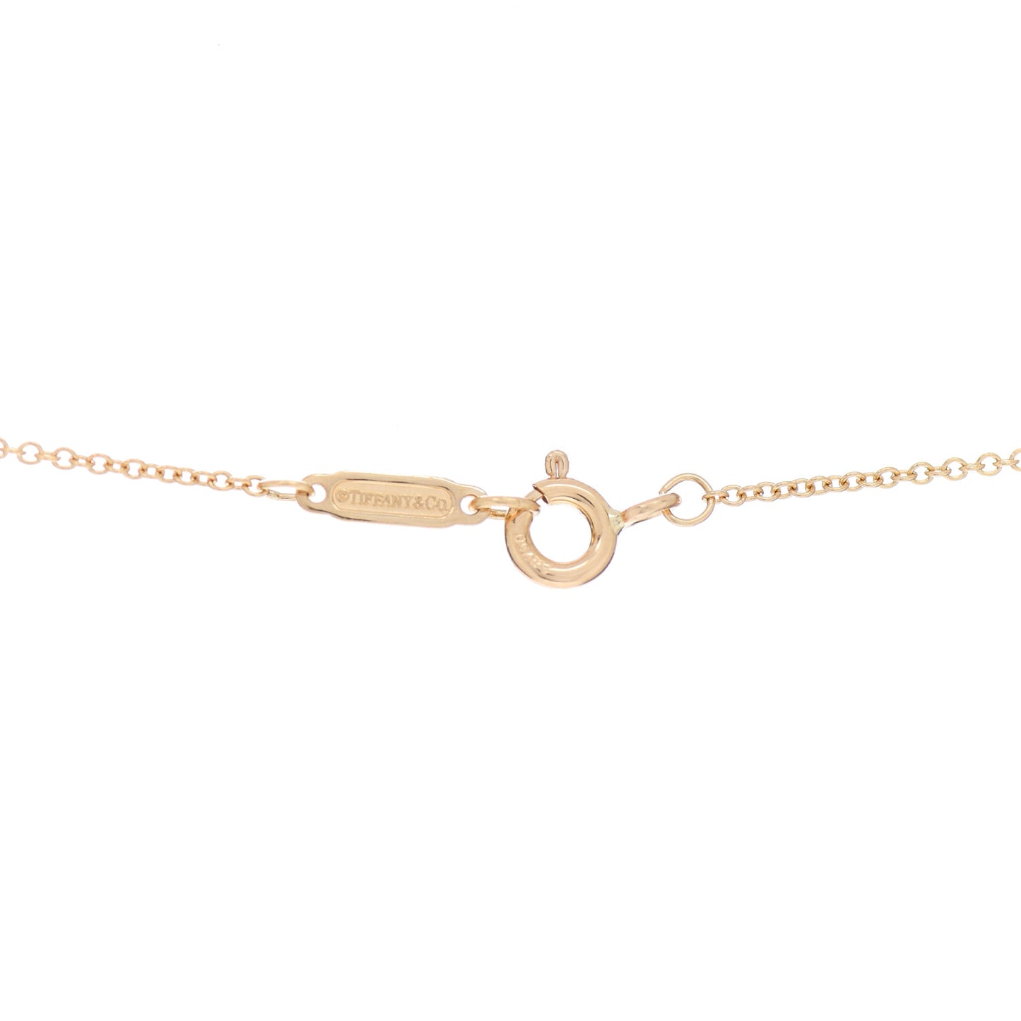 18K Rose Gold Diamond Mini Crown Key Pendant Necklace