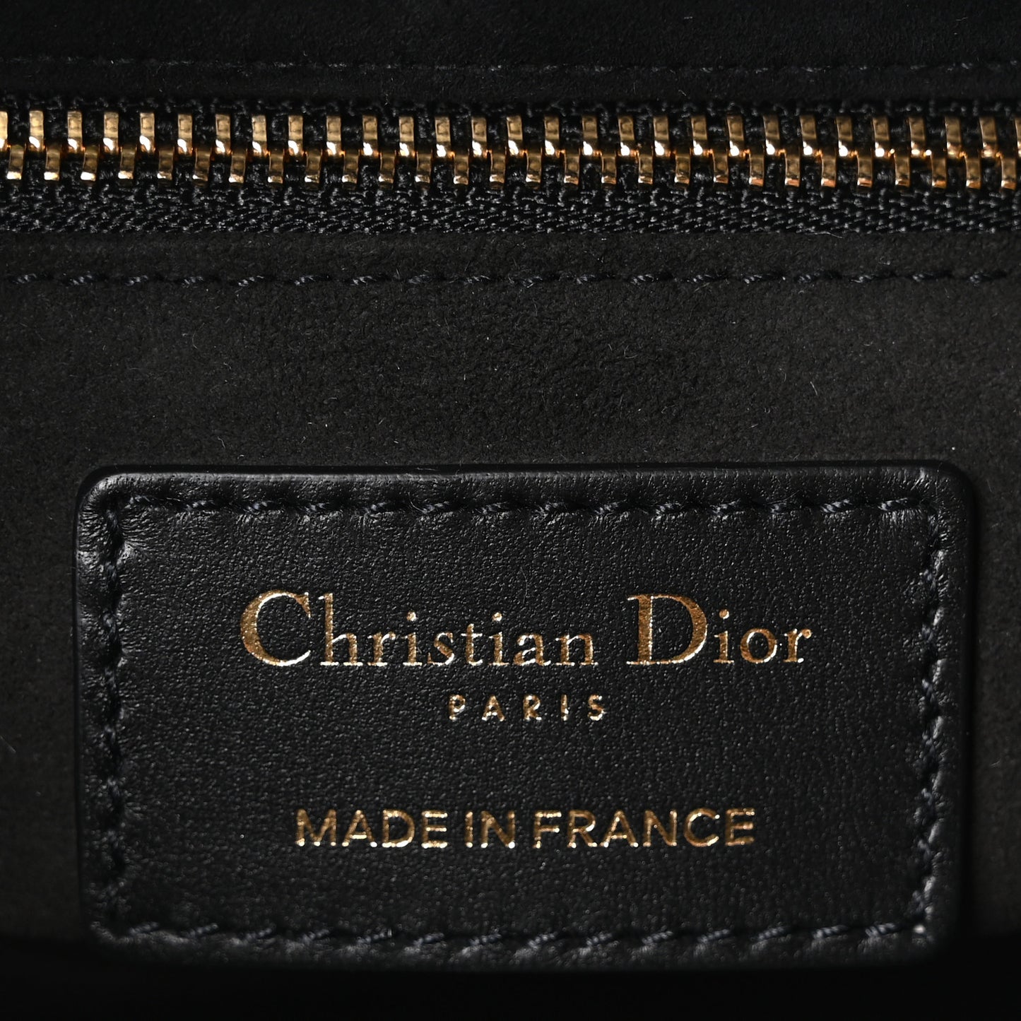 Lambskin Cannage Small My ABCDior Lady Dior Black
