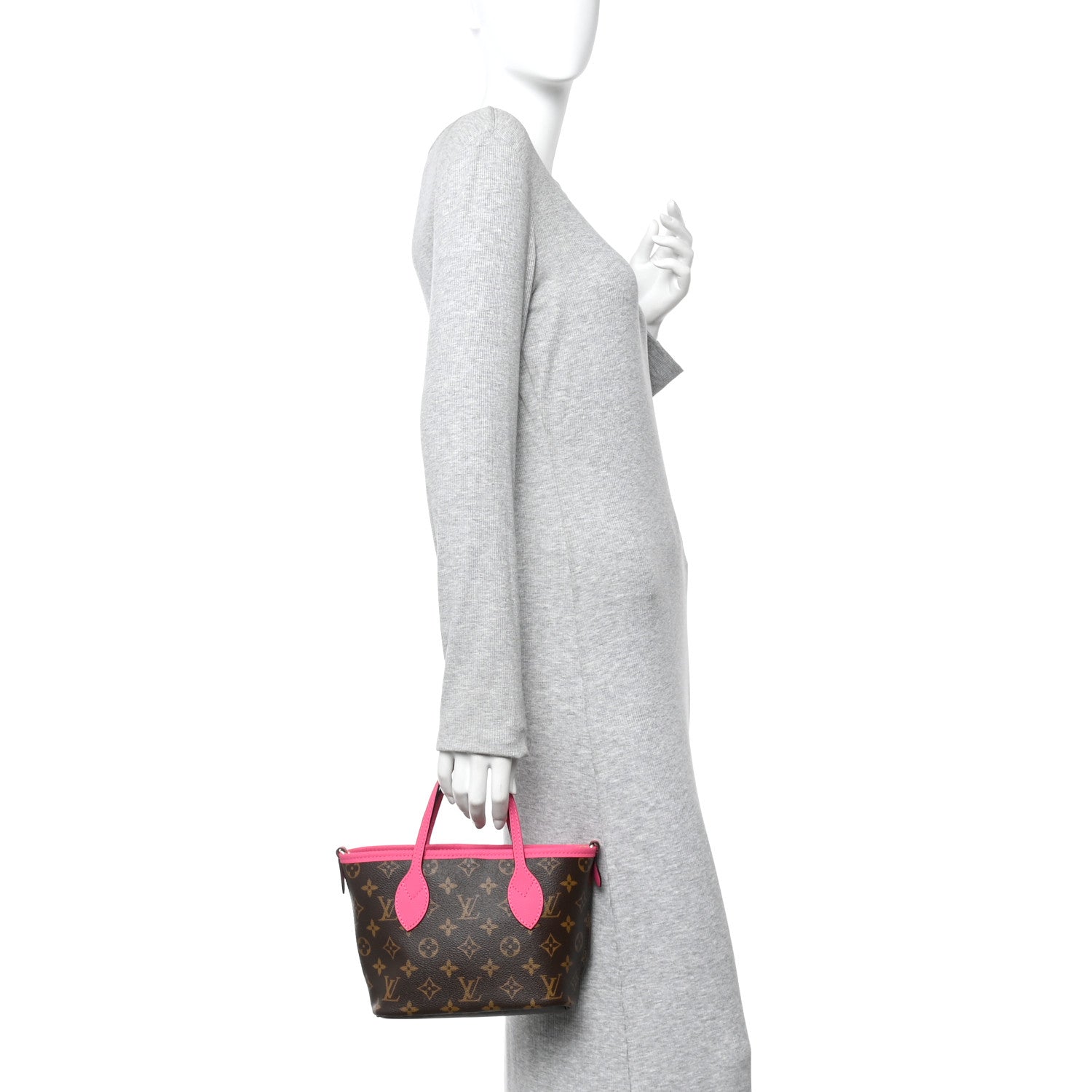 Louis Vuitton Monogram Neverfull Inside Out Bandouliere BB Rose Pondichery 2 of 18