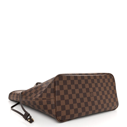 Louis Vuitton Damier Ebene Neo Neverfull MM Rose Ballerine 4 of 9