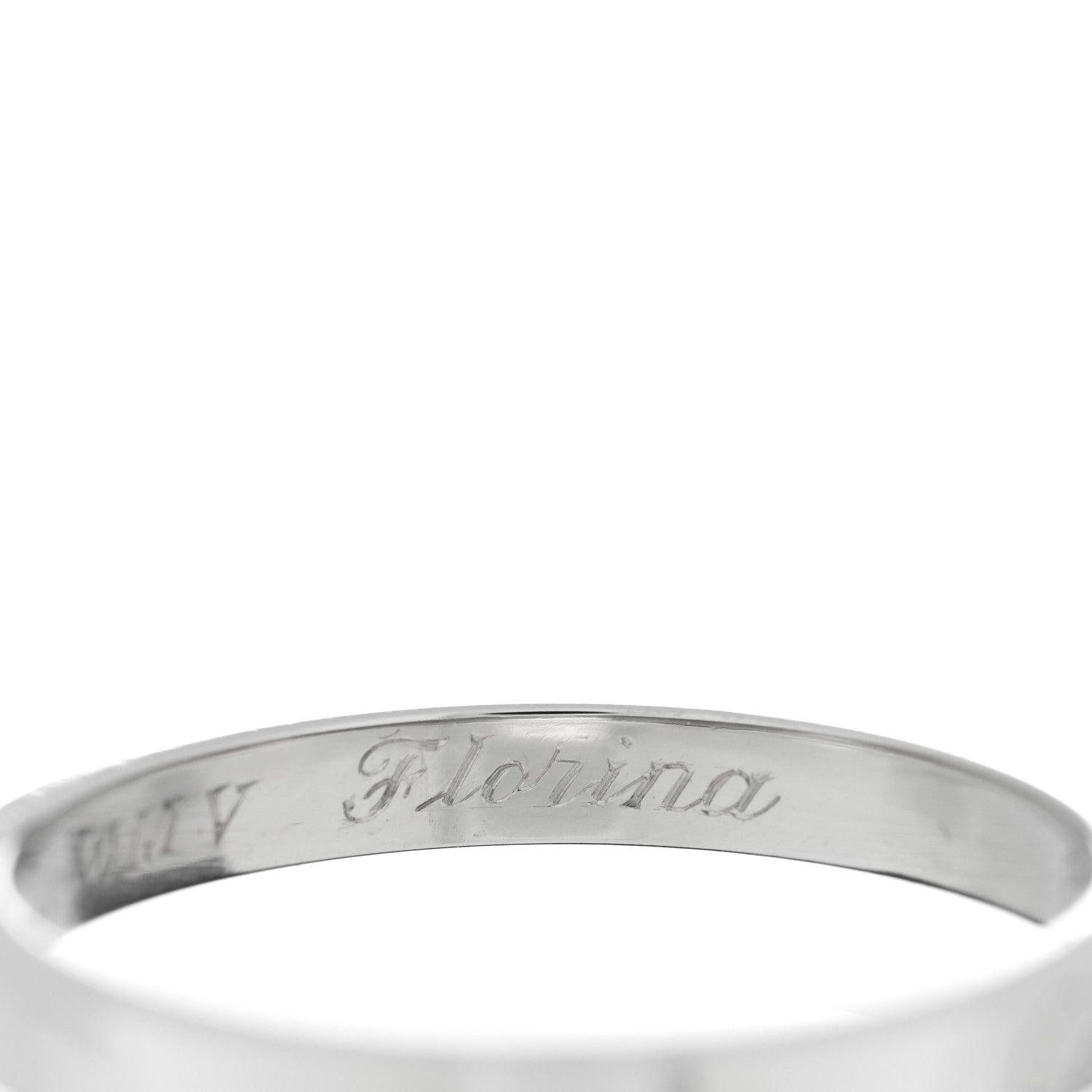 Cartier Platinum 3mm C De Cartier Wedding Band Ring 65 11.25 65 11 5 of 5
