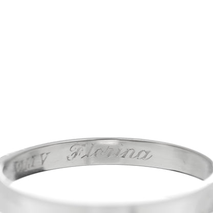 Cartier Platinum 3mm C De Cartier Wedding Band Ring 65 11.25 65 11 5 of 5
