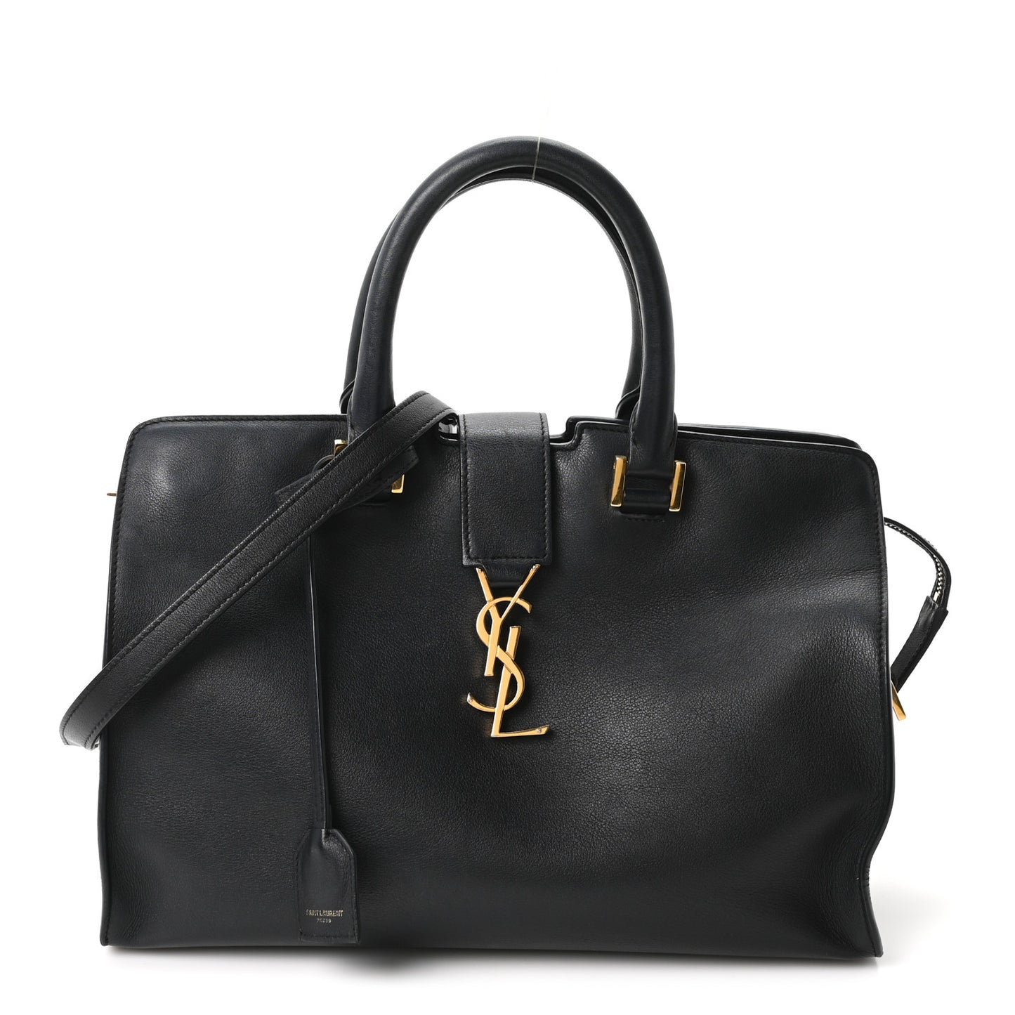 Calfskin Small Classic Y Cabas Black