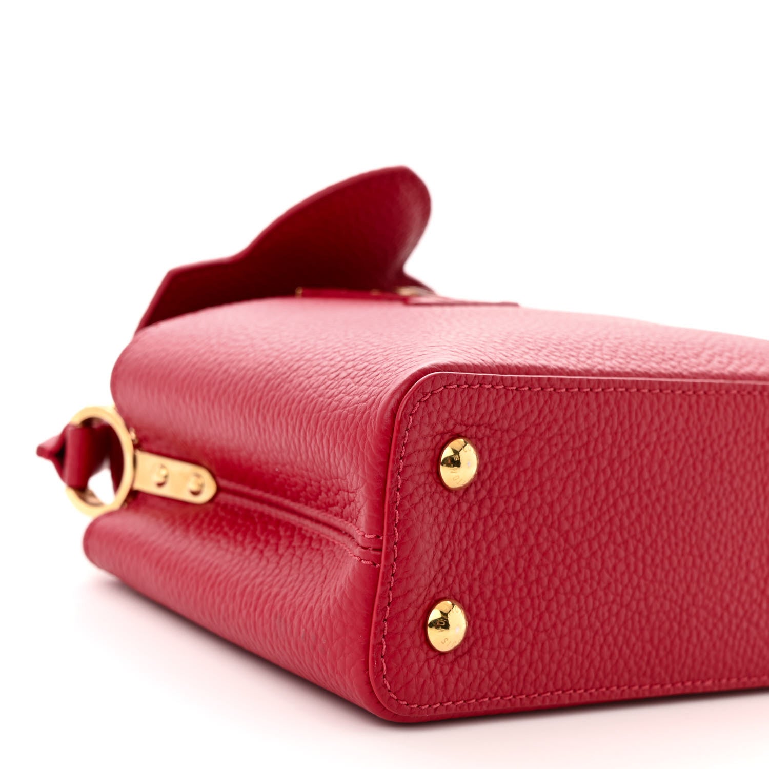 Louis Vuitton Taurillon Mini Capucines Scarlet 8 of 10