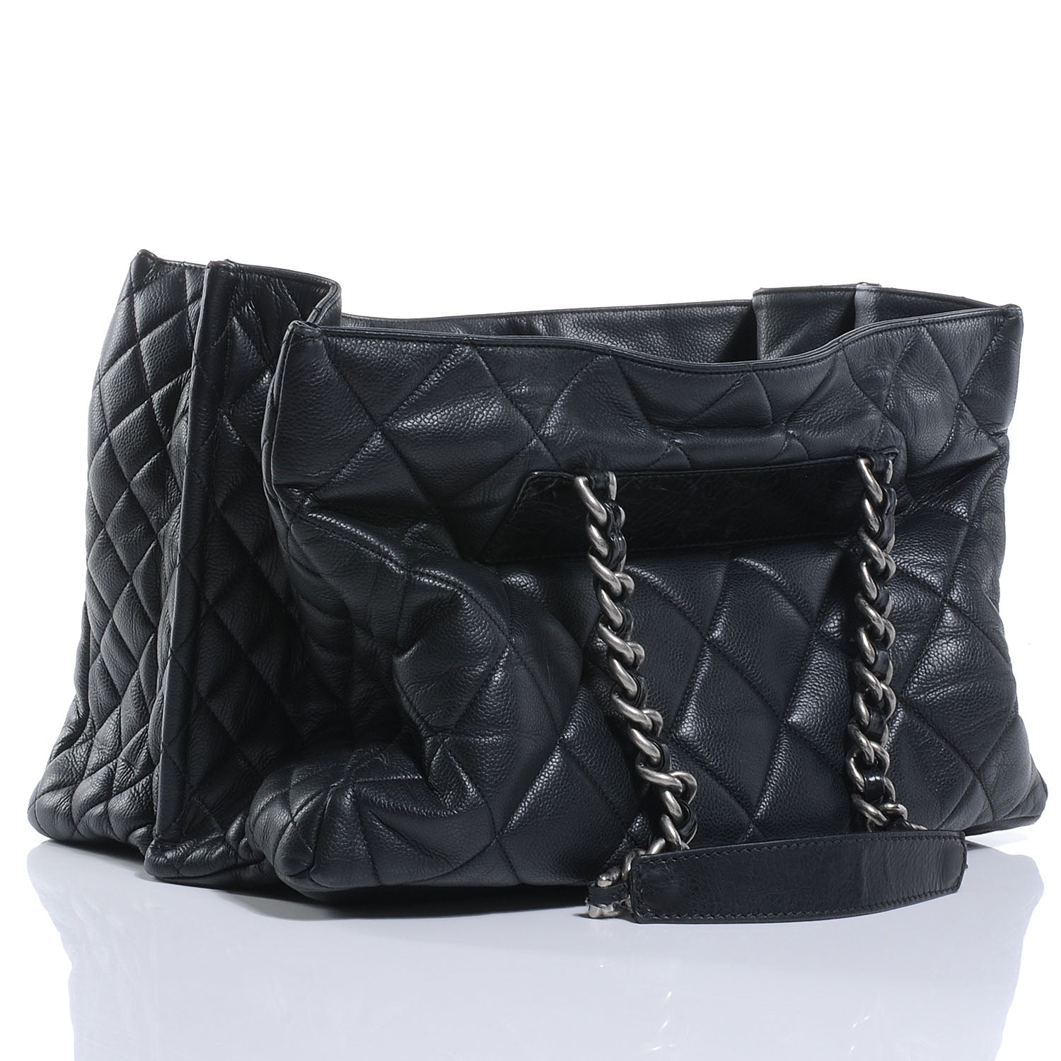 Chanel Caviar Quilted Coco Casual Tote Black 3 of 7