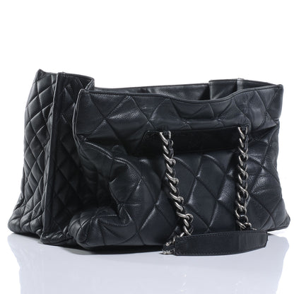 Chanel Caviar Quilted Coco Casual Tote Black 3 of 7