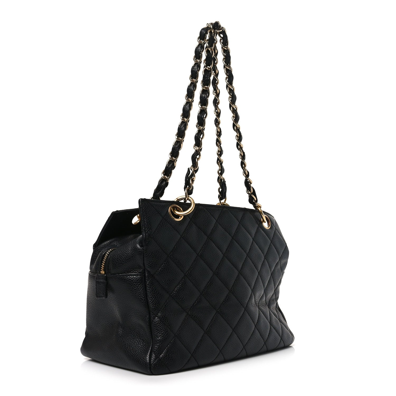 Chanel Caviar Quilted Petit Timeless Tote PTT Black 3 of 13