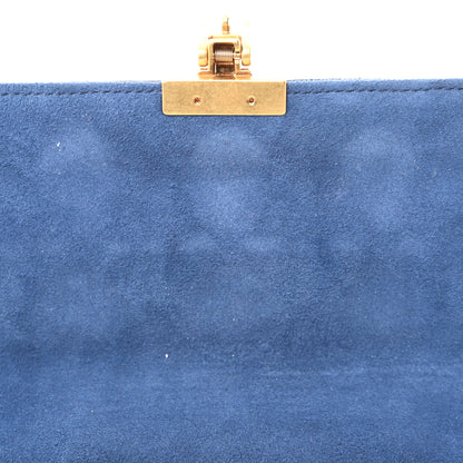 Christian Dior Lambskin Cannage Large Dioraddict Flap Bag Indigo Blue 11 of 13