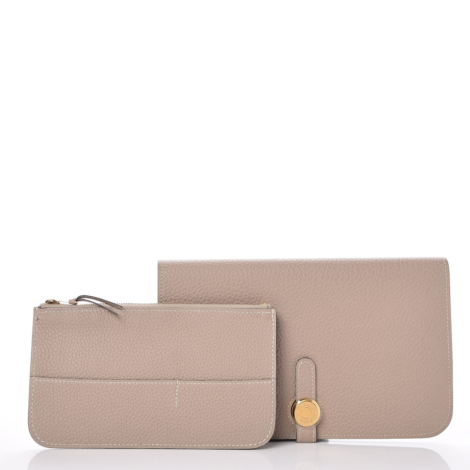Hermes Togo Dogon Duo Wallet Gris Tourterelle 10 of 10