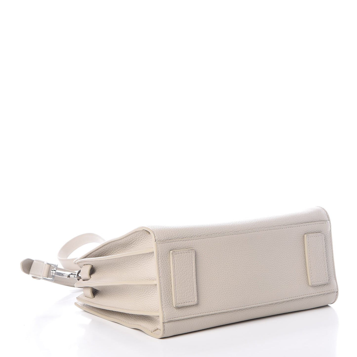 Grained Calfskin Baby Sac De Jour Souple Ivory
