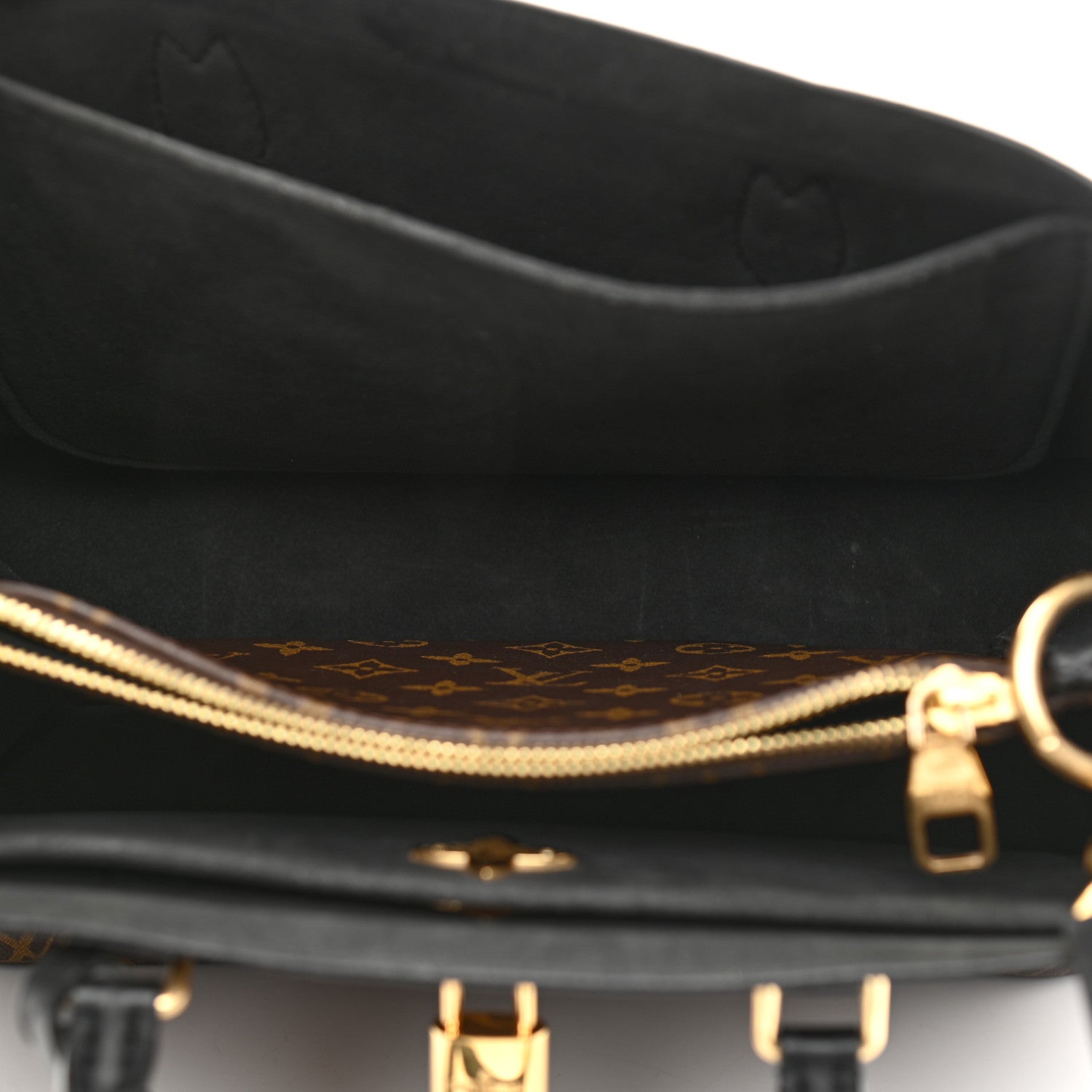 Louis Vuitton Monogram Flower Tote Black 5 of 12