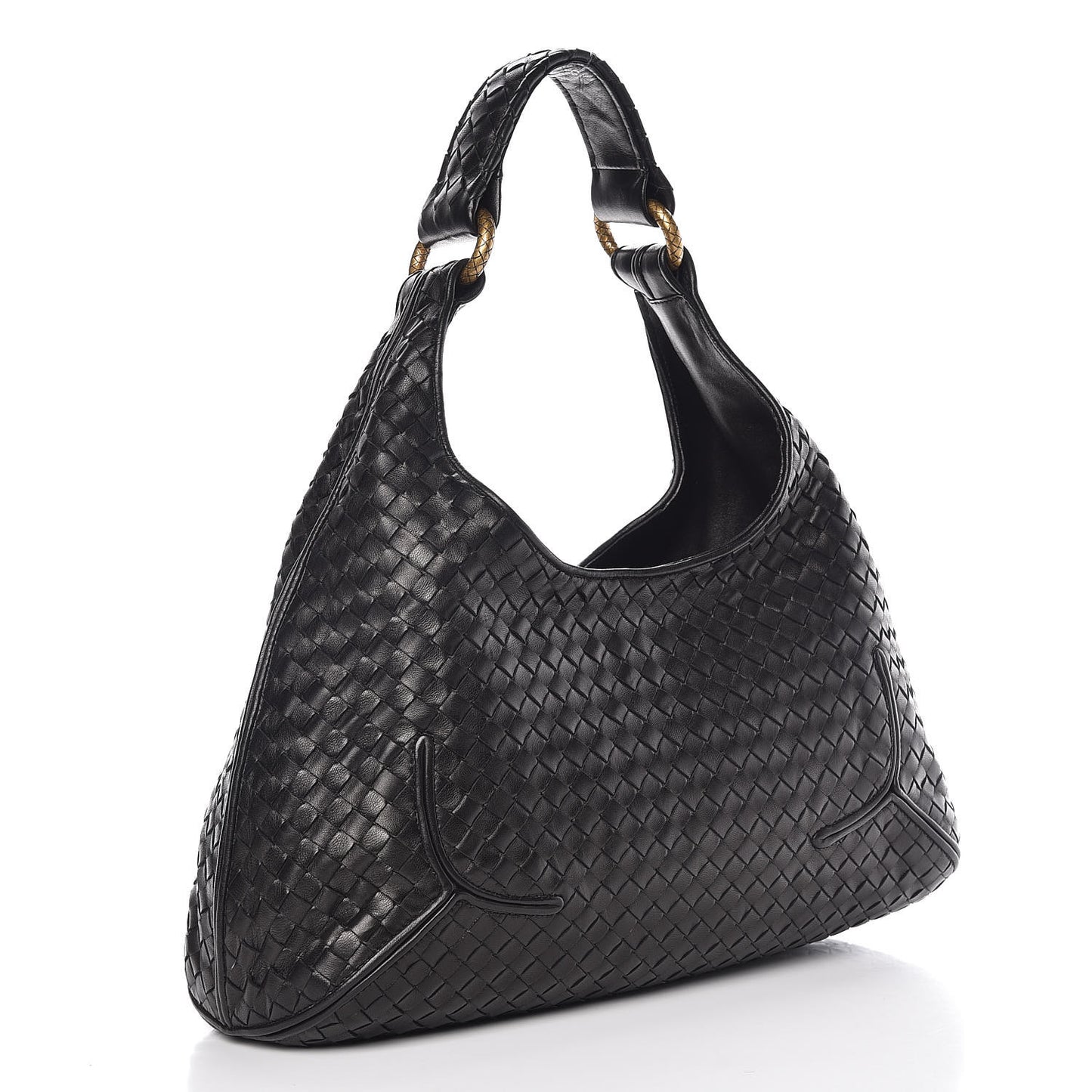 Nappa Intrecciato New Ball Hobo Black