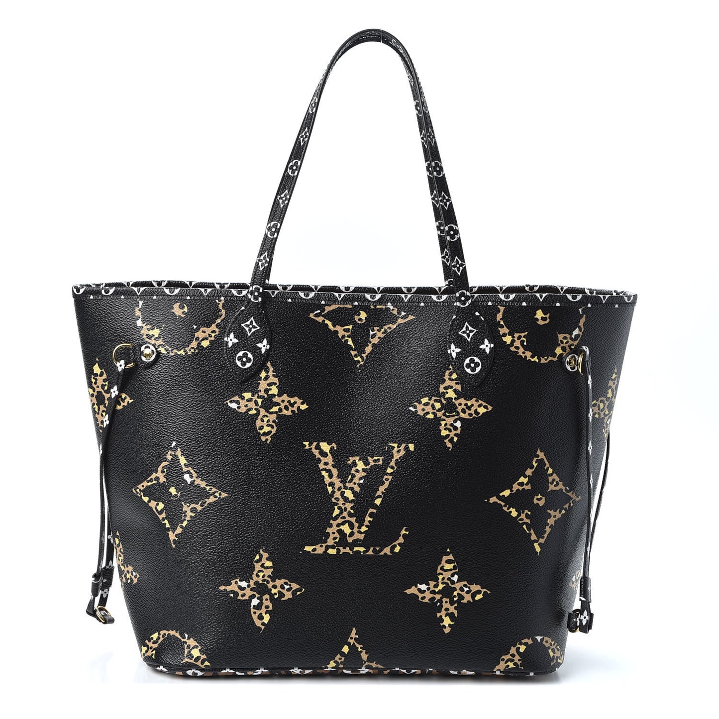 Monogram Giant Jungle Neverfull MM Black