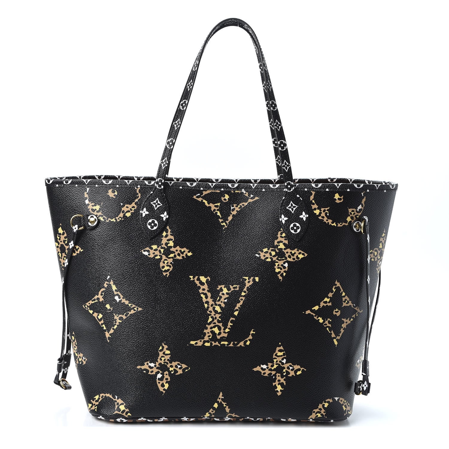 Louis Vuitton Monogram Giant Jungle Neverfull MM Black 1 of 9