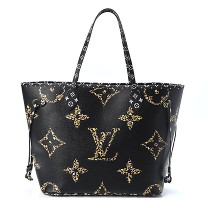 Louis Vuitton Monogram Giant Jungle Neverfull MM Black 1 of 9