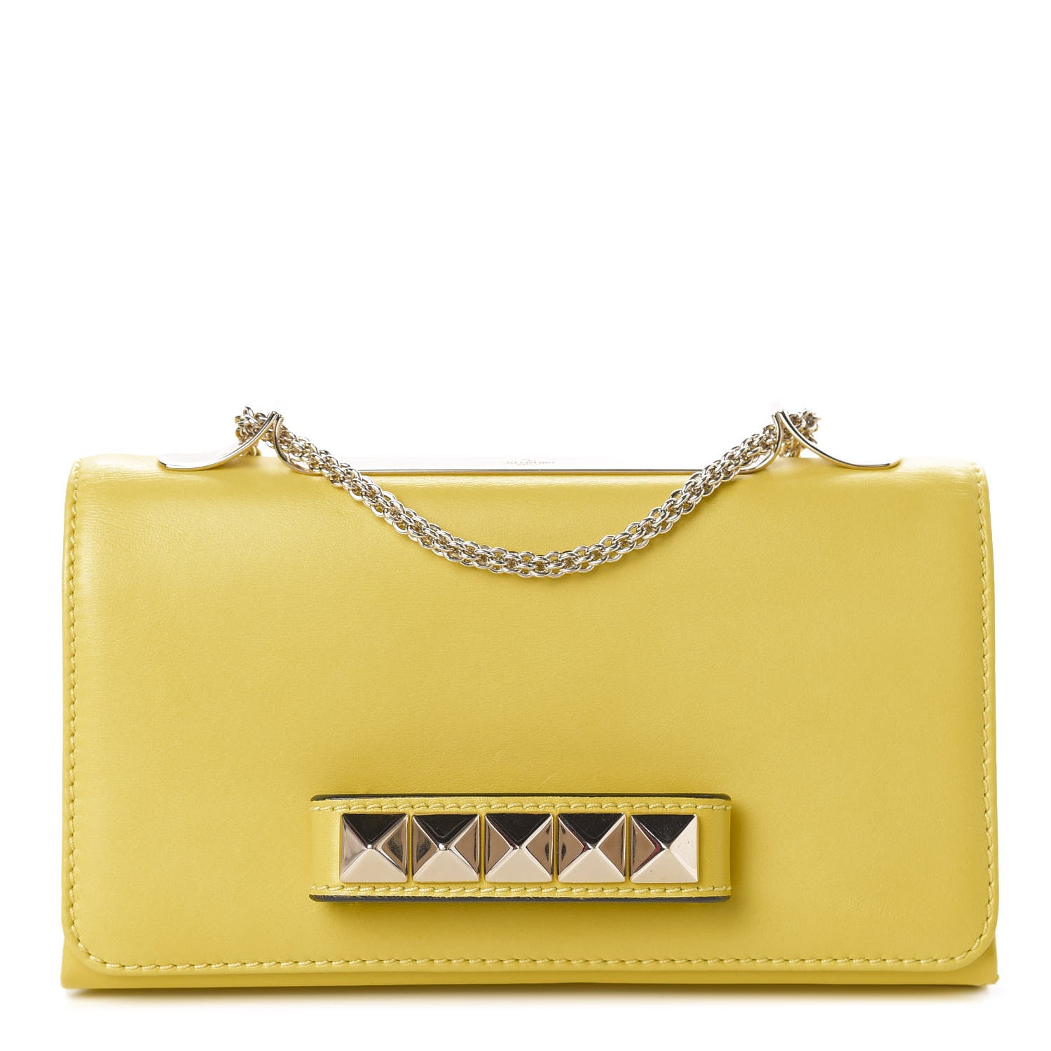 Valentino Garavani Nappa Va Va Voom Shoulder Bag Naples Yellow 1 of 9