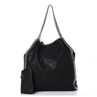 Stella McCartney Shaggy Deer Big Falabella Tote Black 1 of 7