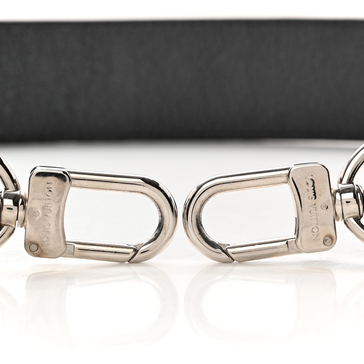 Louis Vuitton Taurillon Bandouliere Shoulder Strap Black 6 of 7