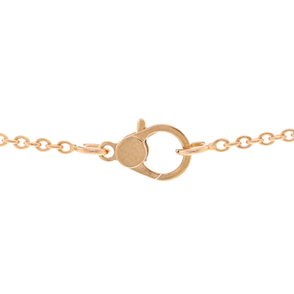 Hermes 18K Rose Gold Diamond Finesse Pendant Necklace 4 of 6