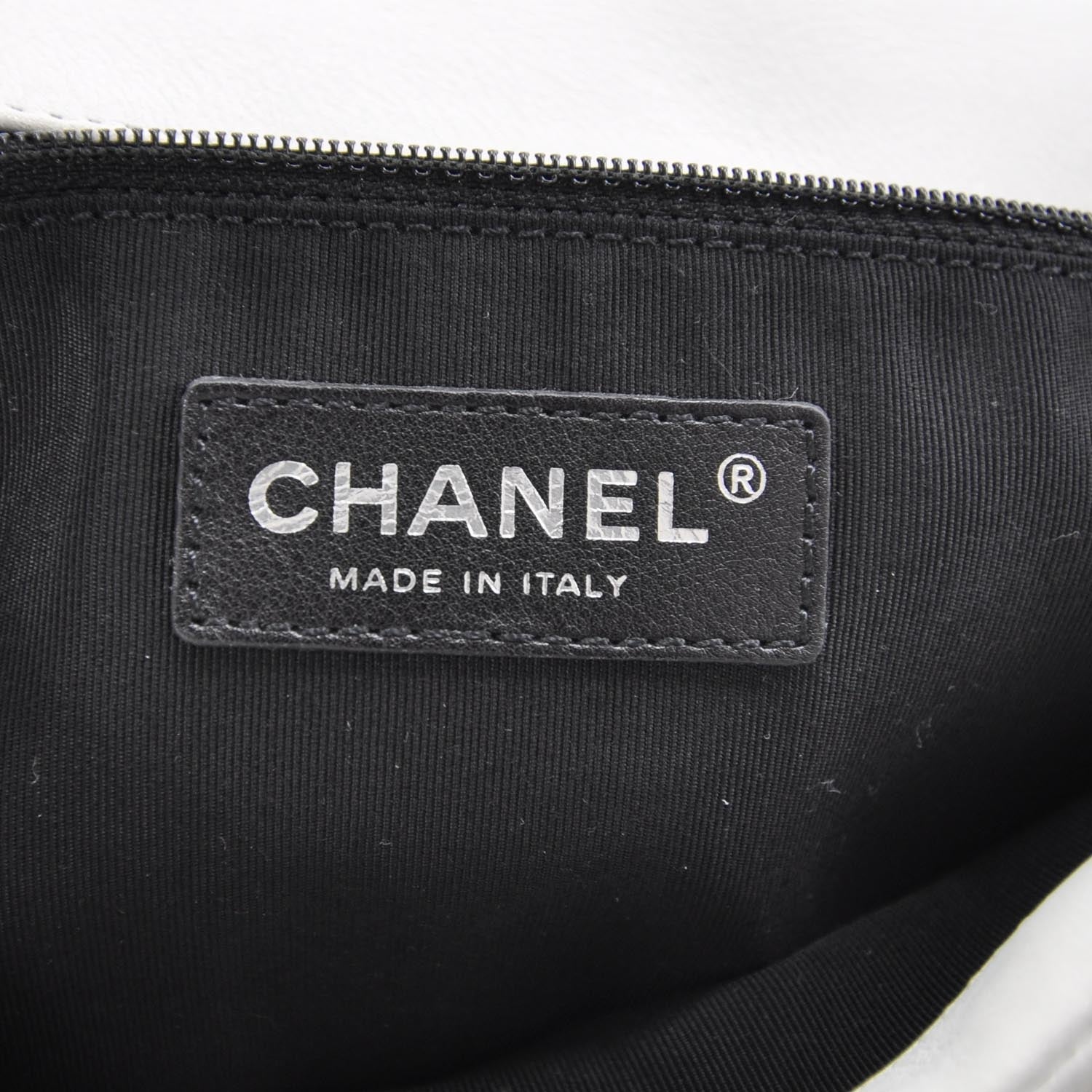 Chanel Iridescent Calfskin Chic Quilt Flap White 7 of 9